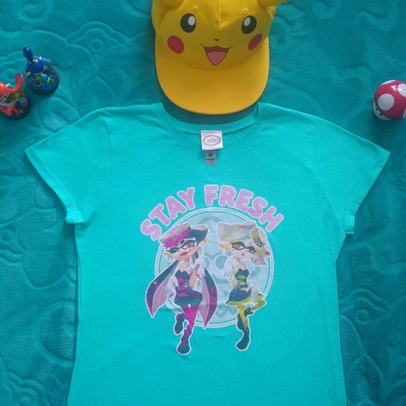 Splatoon Squid Sisters "Stay Fresh" T-shirt - Picture 2 of 5